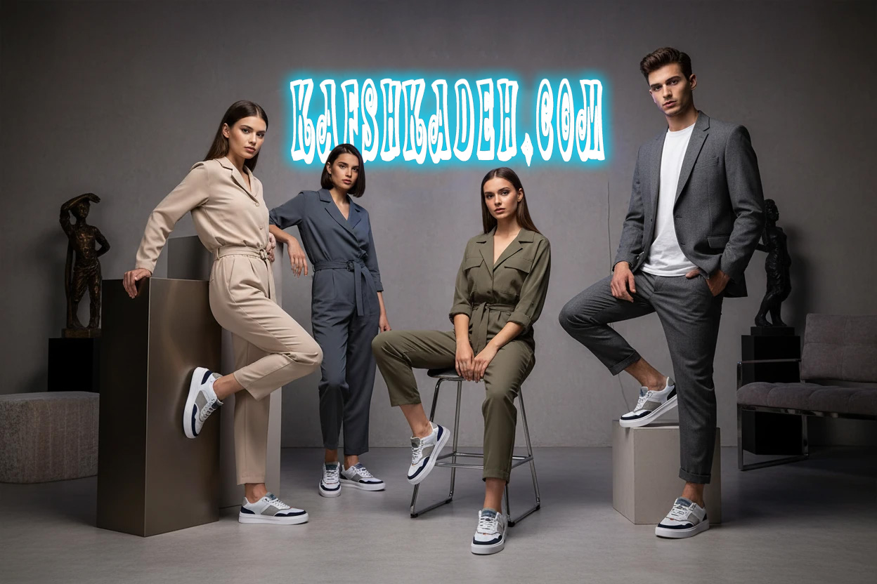 کتونی برشکا سفید–سرمهای