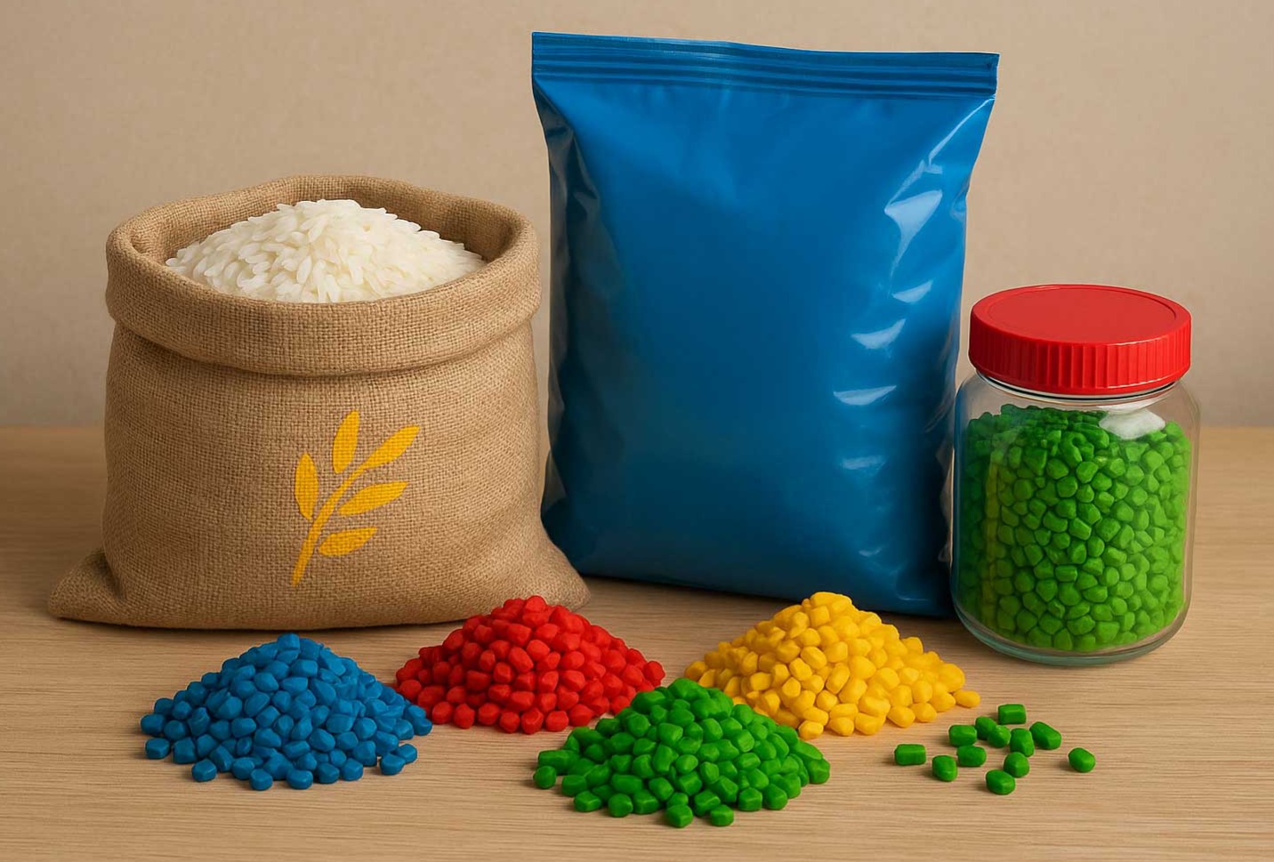 نوآوری در بستهبندی مواد غذایی؛ از کیسه برنج تا پلیمرهای رنگی