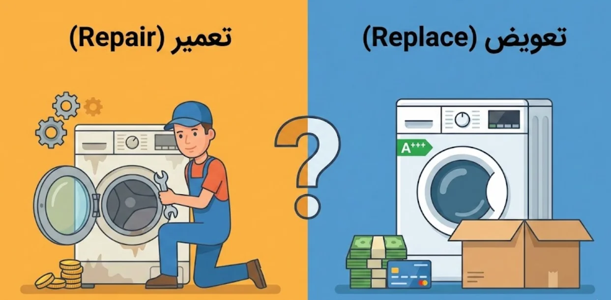چگونه تشخیص دهیم تعمیر لوازم خانگی مقرون به صرفه است یا تعویض؟